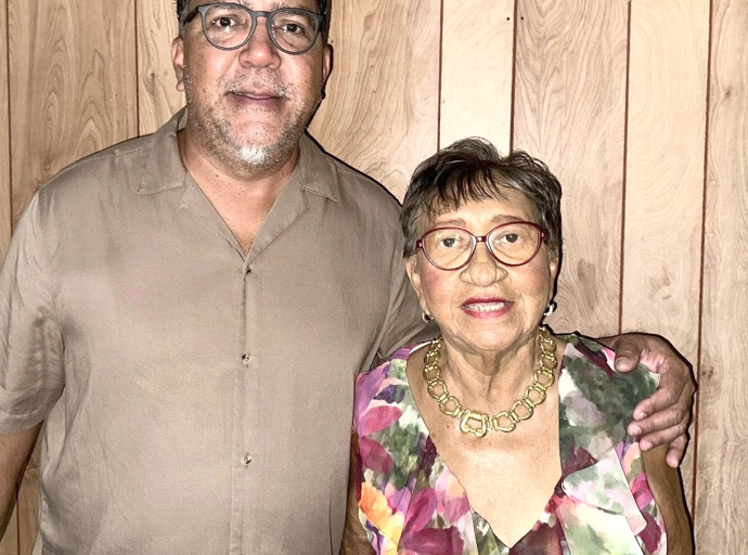 Centro di Bario Noord a honra Mena Tromp-Eckmeyer pa su 50 aña di dedicacion na Noord